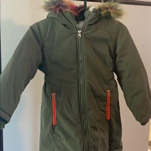 Cat&Jack Rainbow Fur Winter Coat